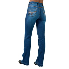 Calça Feminina Miss Country Jeans Soul Com Bordado No Bolso REF: 001087