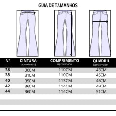 Calça Feminina Moon Horse Jeans Wide Leg Wild Cor Marrom Mescla Com Bordado Marrom E Tachinhas Cobre Ref:01.03.151