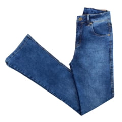 Calça Feminina Race Bull Jeans Authentic World Country Flare Ref:021 SKY