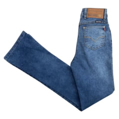 Calça Feminina Race Bull Jeans Authentic World Country Flare Ref:021 SKY