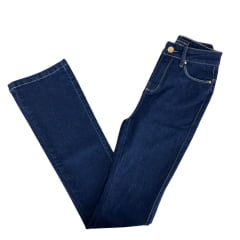 Calça Feminina Rodeo Farm Jeans Azul Amaciado Lycra Bootcut Ref 200500198
