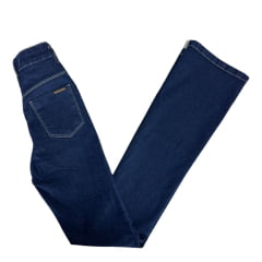 Calça Feminina Rodeo Farm Jeans Azul Amaciado Lycra Bootcut Ref 200500198