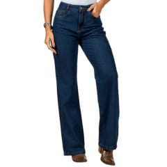 Calça Feminina Stabulos Jeans Azul Amaciada Wide Leg Ref: STB605