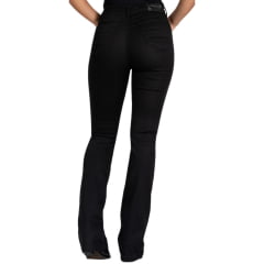 Calça Feminina Stabulos Jeans Preto Básica Bootcut Ref: STB501