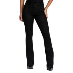 Calça Feminina Stabulos Jeans Preto Básica Bootcut Ref: STB501