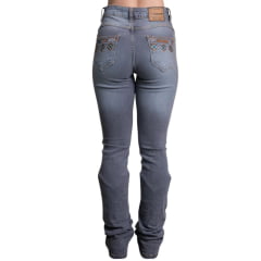 Calça Feminina Texas Farm Free Soul Jeans Bootcut Bordado Nos Bolsos E Pernas Ref:PDF056