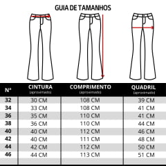 Calça Feminina West Dust Jeans Azul Escuro Juju Com Bordado De Estrelas Com Brilho Bootcut REF: CL29317