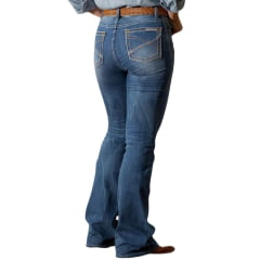 Calça Feminina West Dust Jeans Azul Médio Houston Bootcut Ref CL28414