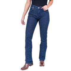 Calça Feminina Wrangler Jeans 18M Western Slim Fit Reta Azul REF: 18M4C2P60 UN