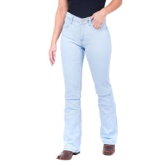 Calça Feminina Wrangler Jeans Delavê 20M Western Bootcut REF: 20MD8SB60