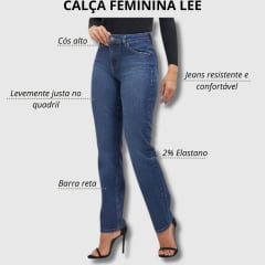 Calça Jeans Feminina Azul Médio Marion Premium Strech Super Alta New - Ref. 3242L