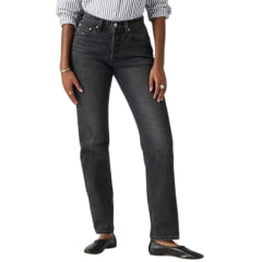Calça Feminina Levi's 501 Curve Stretch Preta Ref:0036A0000