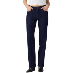Calça Feminina Levi's 723 High Rise Straight Soft Stretch Lavagem Escura Ref:008SY0001