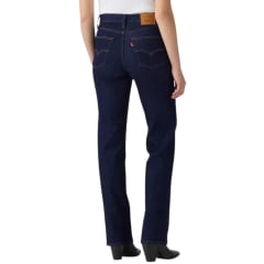 Calça Feminina Levi's 723 High Rise Straight Soft Stretch Lavagem Escura Ref:008SY0001