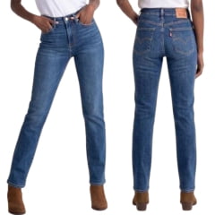 Calça Feminina Levi's 724 High Rise Slim Straight Ref:LB7240066