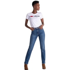 Calça Feminina Levi's 724 High Rise Slim Straight Ref:LB7240066
