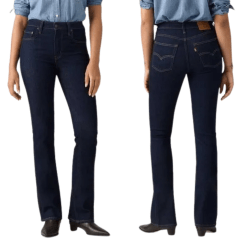 Calça Feminina Levi's 725 High Rise Bootcut Soft Stretch Amaciada Ref:187590349