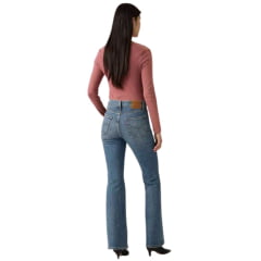 Calça Feminina Levi's 726 High Rise Vintage Stretch Lavagem Média Ref:A34100168