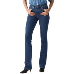 Calça Feminina Levi's Stellar 725 High Rise Bootcut Azul Médio Ref:187590234