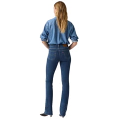 Calça Feminina Levi's Stellar 725 High Rise Bootcut Azul Médio Ref:187590234