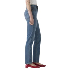 Calça Feminina Levi's Wedgie Slim Stretch Lavagem Média Ref:003NE0003