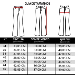 Calça Feminina Texas Farm Bound Detalhes Desfiados Bordado Marrom Ref: PDF060