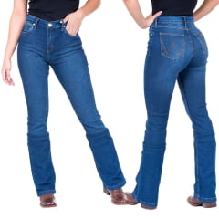 Calça Jeans Feminina Wrangler 20M Western Azul Médio - Ref. 20MD82Z60UN