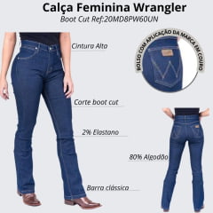 Calça Jeans Feminina Wrangler Boot Cut 20MD8pW60UN