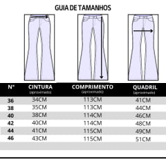 Calça Feminina Wrangler Lycra Flare Preta Cintura Alta - REF:WF5158UN