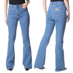 Calça Jeans Feminina Wrangler Lycra Sally Flare - Ref. WF2047UN
