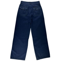 Calça Feminina Lee Pantalona Baby A-Line Cintura Alta Azul Escuro Ref:3356L