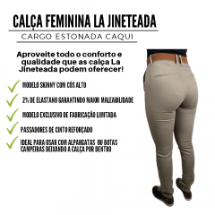 Calça Feminina La Jineteada Skinny Caqui Ref.: 620-1199