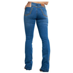 Calça Feminina Miss Country Jeans com Strass - Ref. 1009