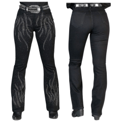 Calça Feminina Radade Preta Com Brilho Bord Twig Black - Ref. 000387