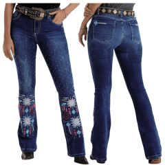 Calça Jeans Feminina West Dust Bety Bootcut - Ref. CL28806