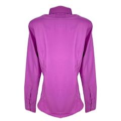 Camisa Country Feminina Radade Roxo Com Strass Ref. GLOW