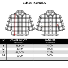 Camisa Cropped Feminino Buphallos Xadrez Viscose Marrom REF:BPL1841