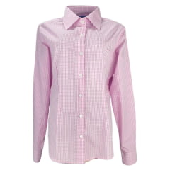 Camisa Feminina Minuty Manga Longa Xadrez Ref: 2610 - Escolha a cor