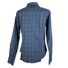Camisa Feminina MX 72 Manga Longa Xadrez Tartan Com Elastano Country Azul Marinho Vermelho Ref:25075