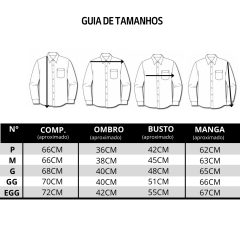Camisa Feminina Radade Manga Longa Bege Com Marrom Bordada