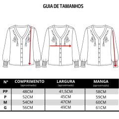 Camisa Feminina Turkese El Paso Marrom Manga Longa Decote V Bordado Branco REF:TS07605