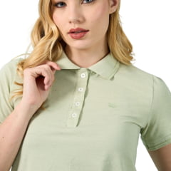 Polo Feminina Miss Country Brisa Verde Manga Curta Ref: 003342