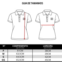 Camisa Polo Feminina TXC Slim Piquet Manga Curta Verde Militar Logo Bege Escuro REF:27113