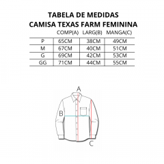 Camisa Feminina Texas Farm Para Competição - Ref. CAP003