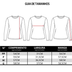 Camiseta Feminina Turkese Tule Space Cowgirl Estampada Manga Longa De Gola Alta REF:BL06608