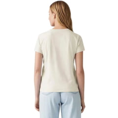 Camiseta Feminina Levi's Manga Curta Branco Logo Country Ref: LB0013276