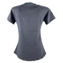 Camiseta Feminina Moiadeiros T Shirt Com Logo Estrela Marrom Ref: CMF 2336/2338