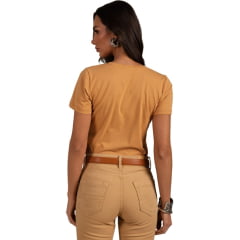 Camiseta Feminina Moon Horse T-shirt Horse Shine Caramelo Estampado Cavalo Ref: 01.10.388
