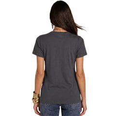 Camiseta Feminina Moon Horse T-Shirt Rodeo Fest Franjas Cinza Chumbo Bordados Tachinhas Bronze REF:01.13.516