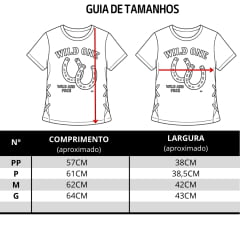 Camiseta Feminina Moon Horse T-Shirt Wild One Preto Estampa Brilho Detalhe Ilhós E Cordão REF:01.13.521